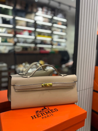 Hermès Kelly Cut Clutch Bag (Epsom Leather Style)