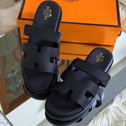 Hermès Oran / Chypre Style H-Cut Slippers