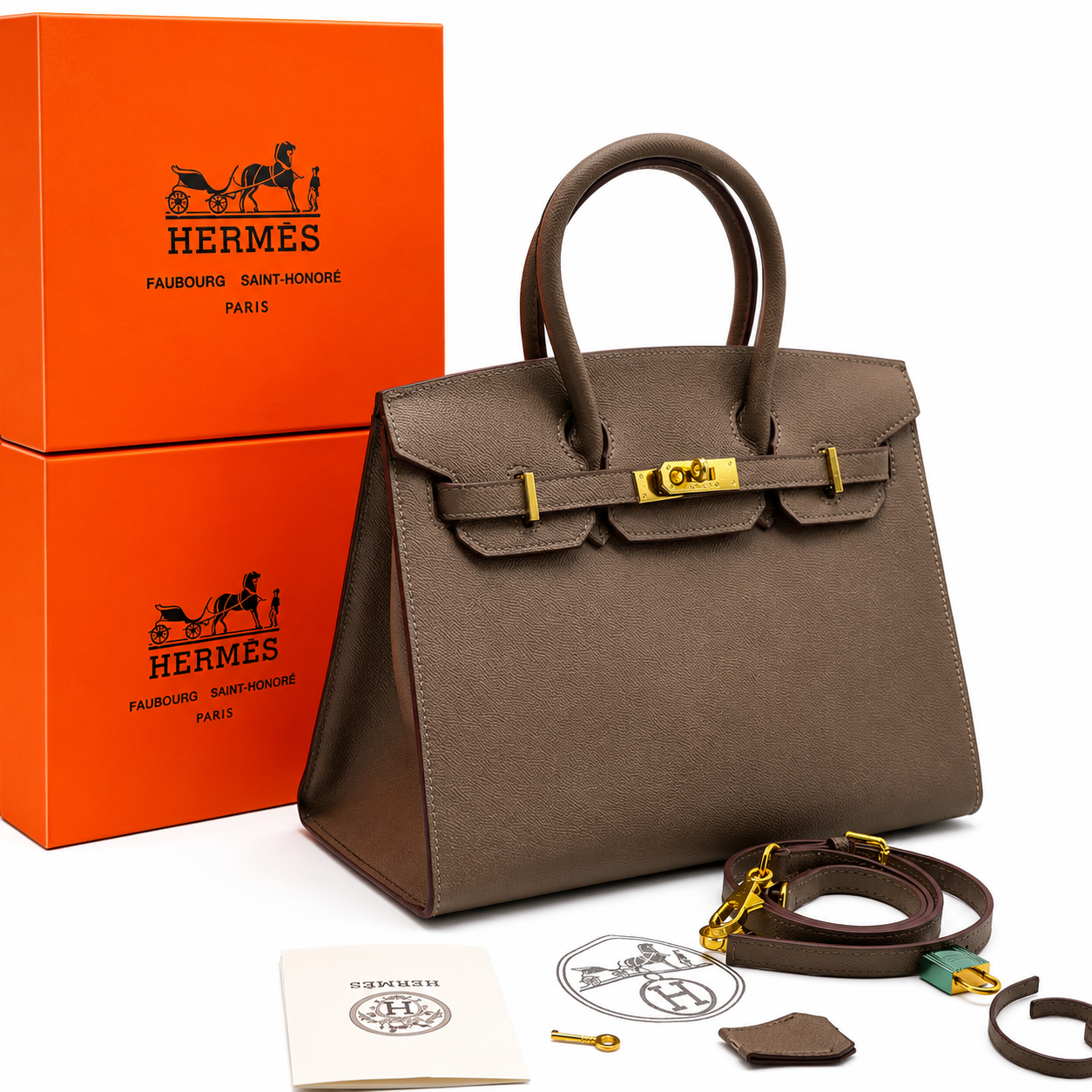 Hermès Birkin 30 Togo Leather Handbag