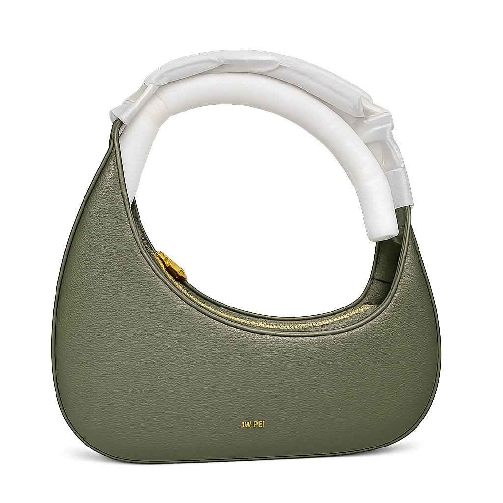 JW PEI Woven Crescent Shoulder Bag