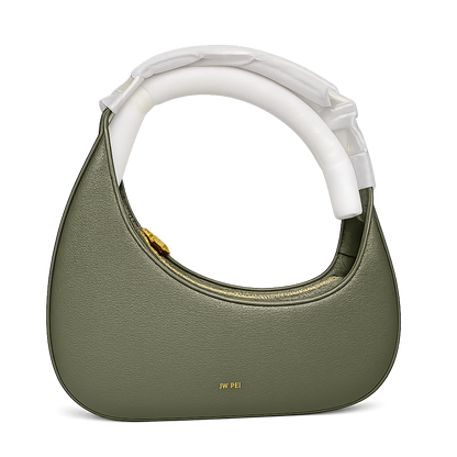JW PEI Woven Crescent Shoulder Bag