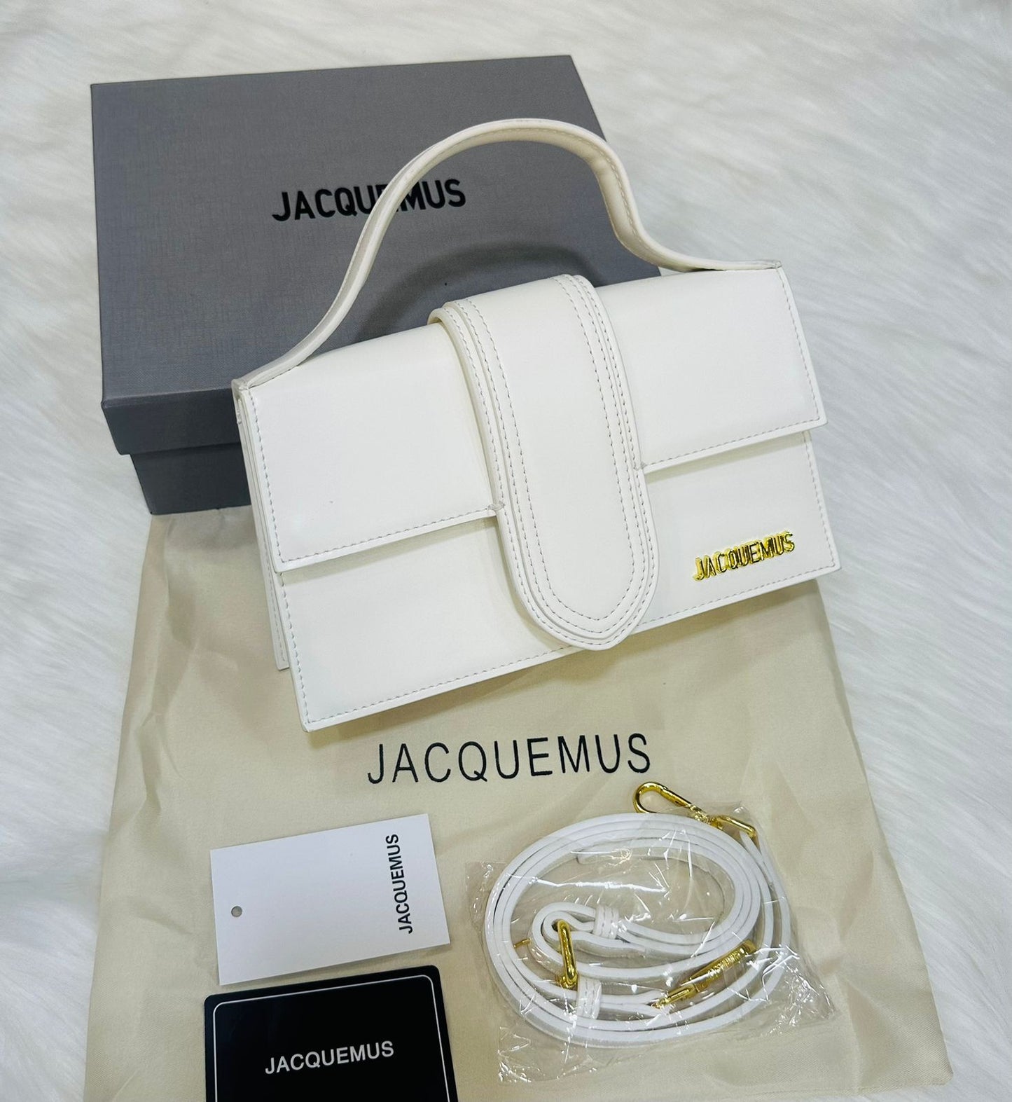 Jacquemus Style Structured Mini Top Handle Bag
