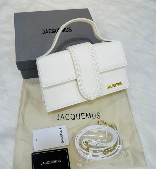 Jacquemus Style Structured Mini Top Handle Bag