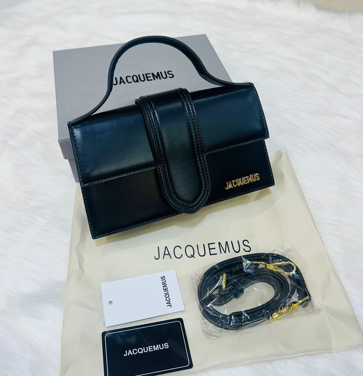 Jacquemus Style Structured Mini Top Handle Bag