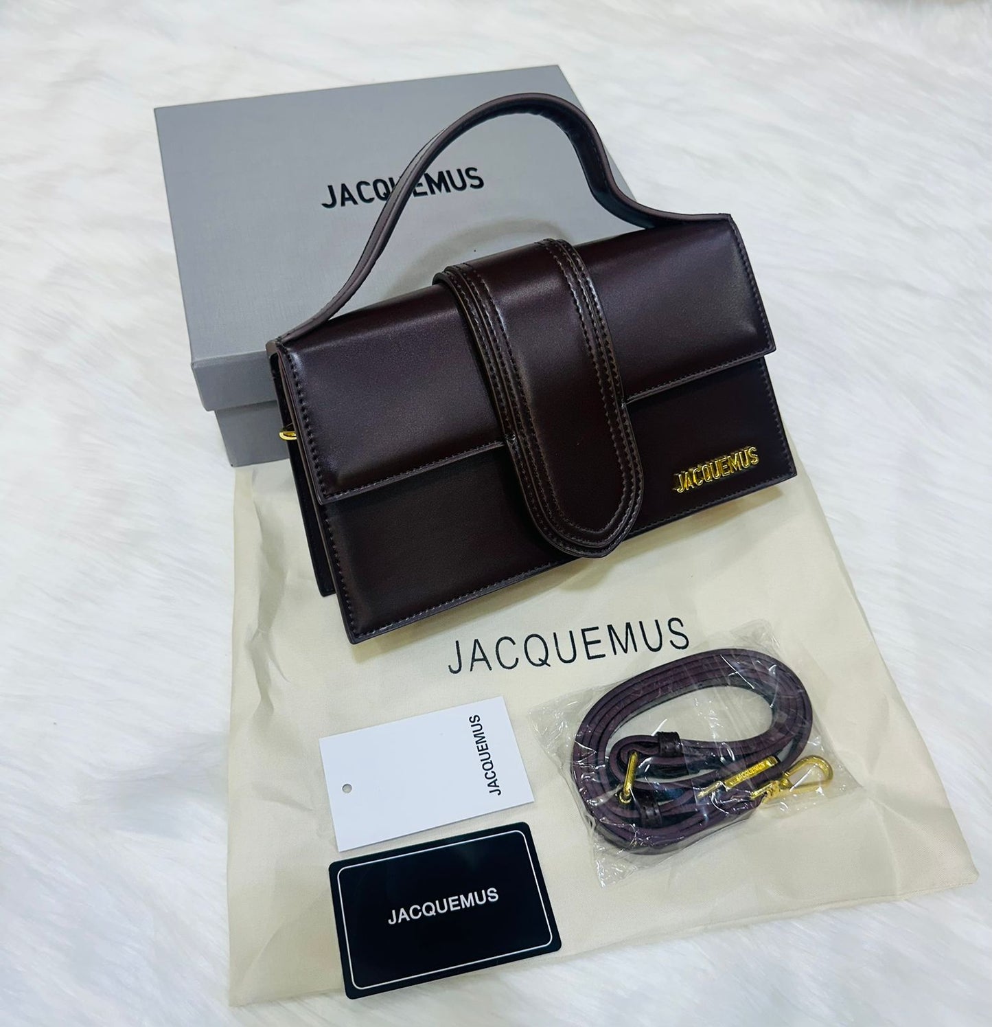 Jacquemus Style Structured Mini Top Handle Bag