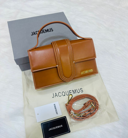 Jacquemus Style Structured Mini Top Handle Bag