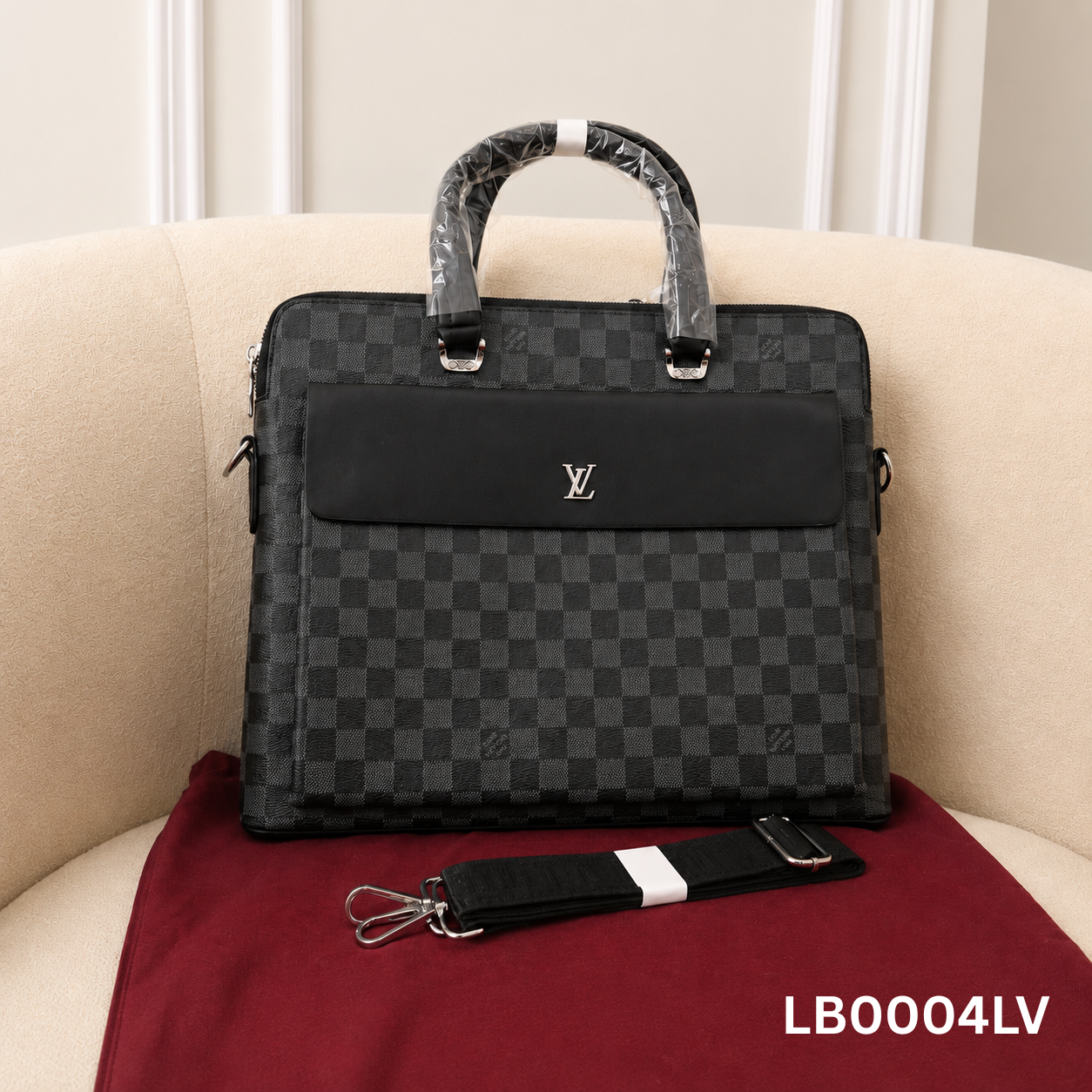 Louis Vuitton Damier Graphite Business Laptop Briefcase