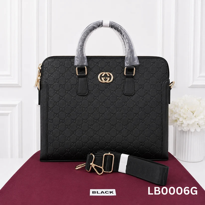 Gucci GG Embossed Premium Laptop Briefcase