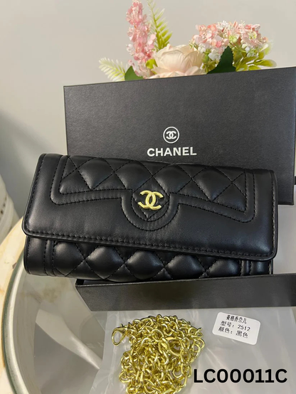 Chanel Quilted Flap Wallet Style