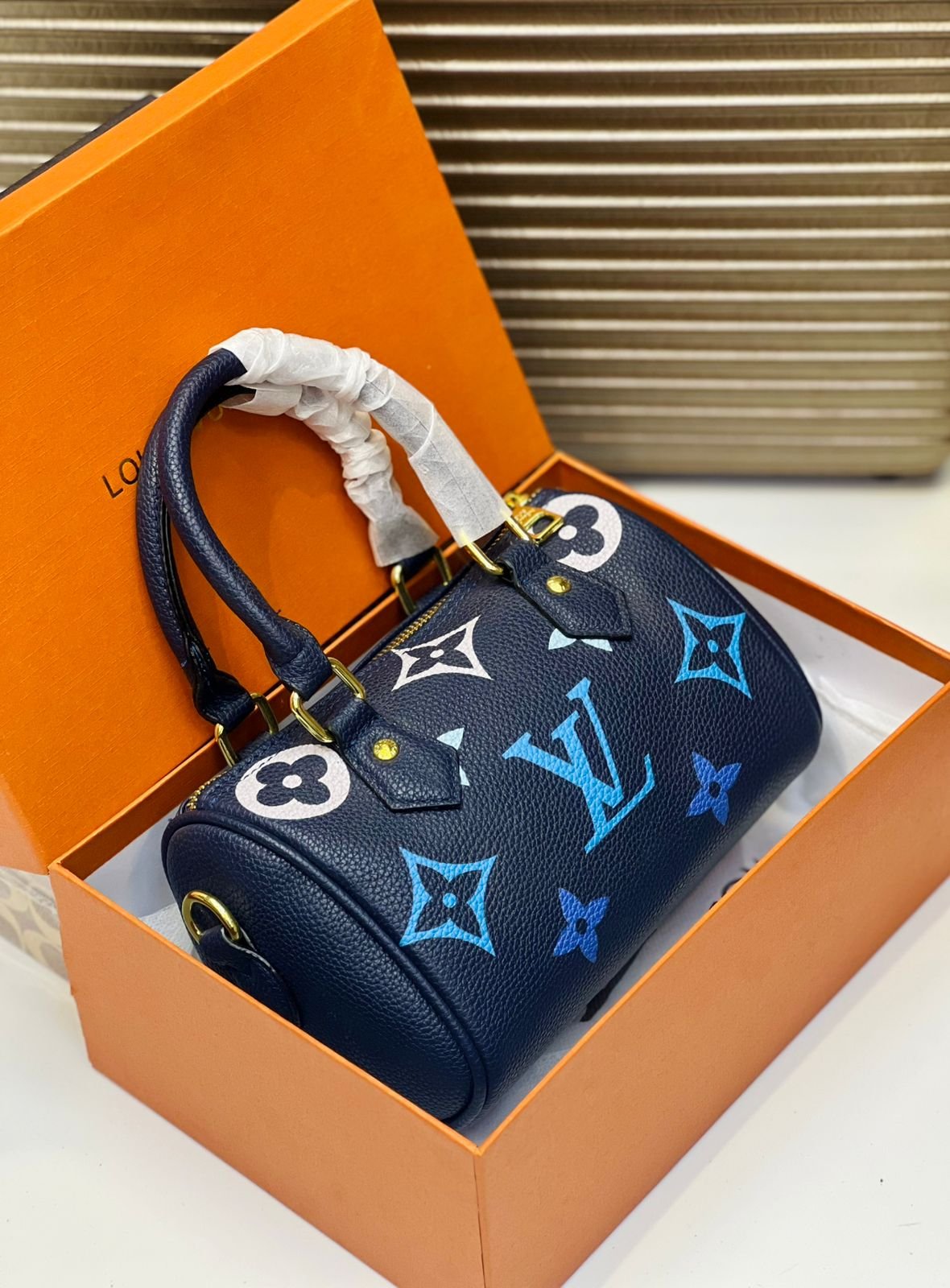 Louis Vuitton Speedy Nano – Monogram Empreinte Bicolor