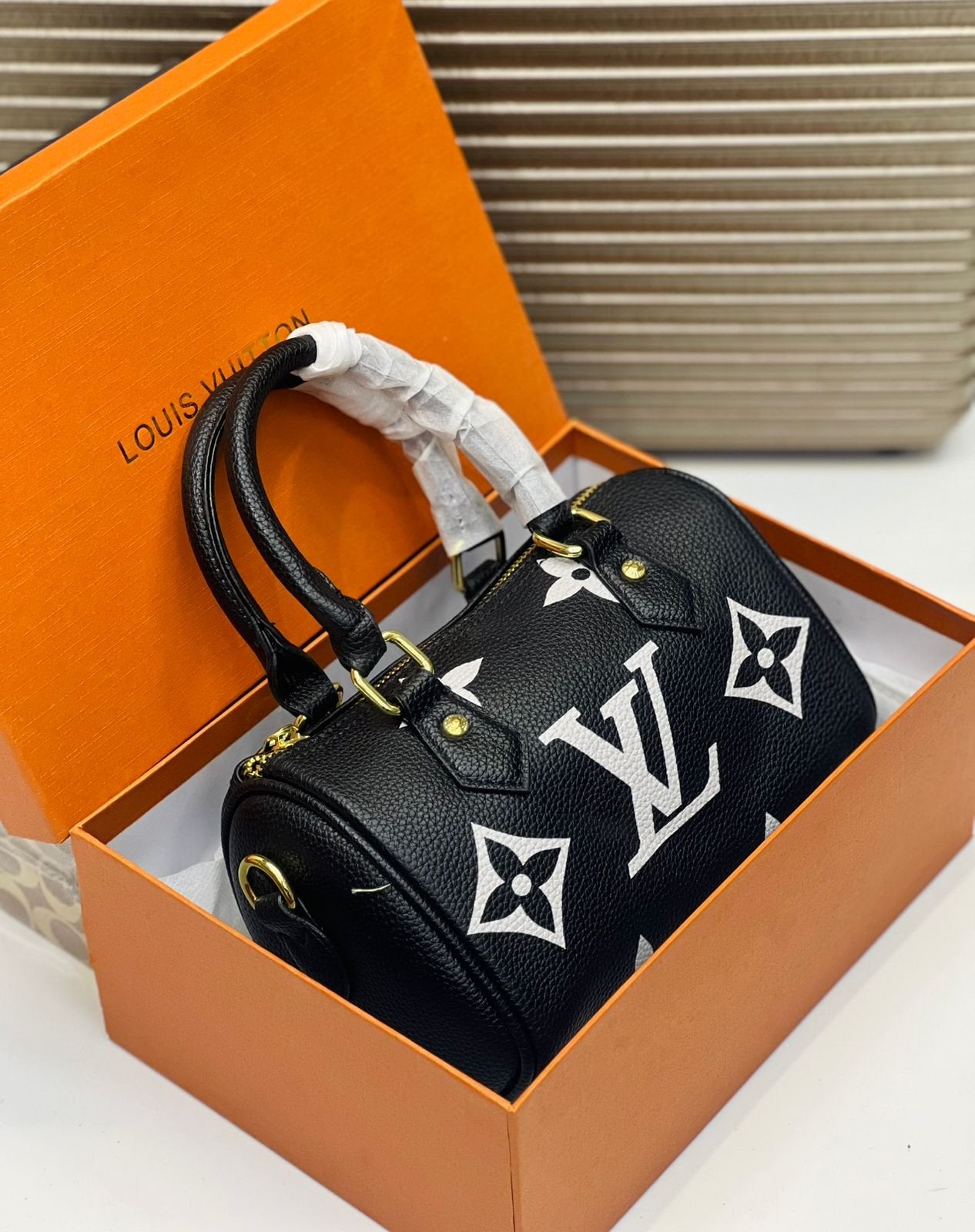 Louis Vuitton Speedy Nano – Monogram Empreinte Bicolor
