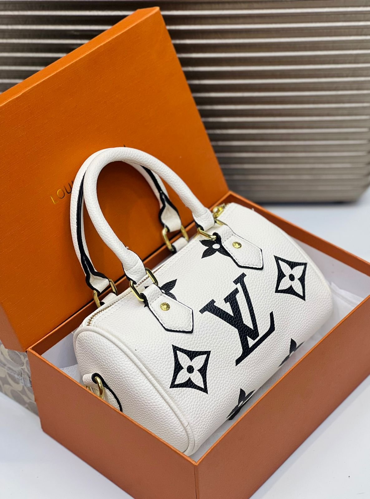 Louis Vuitton Speedy Nano – Monogram Empreinte Bicolor