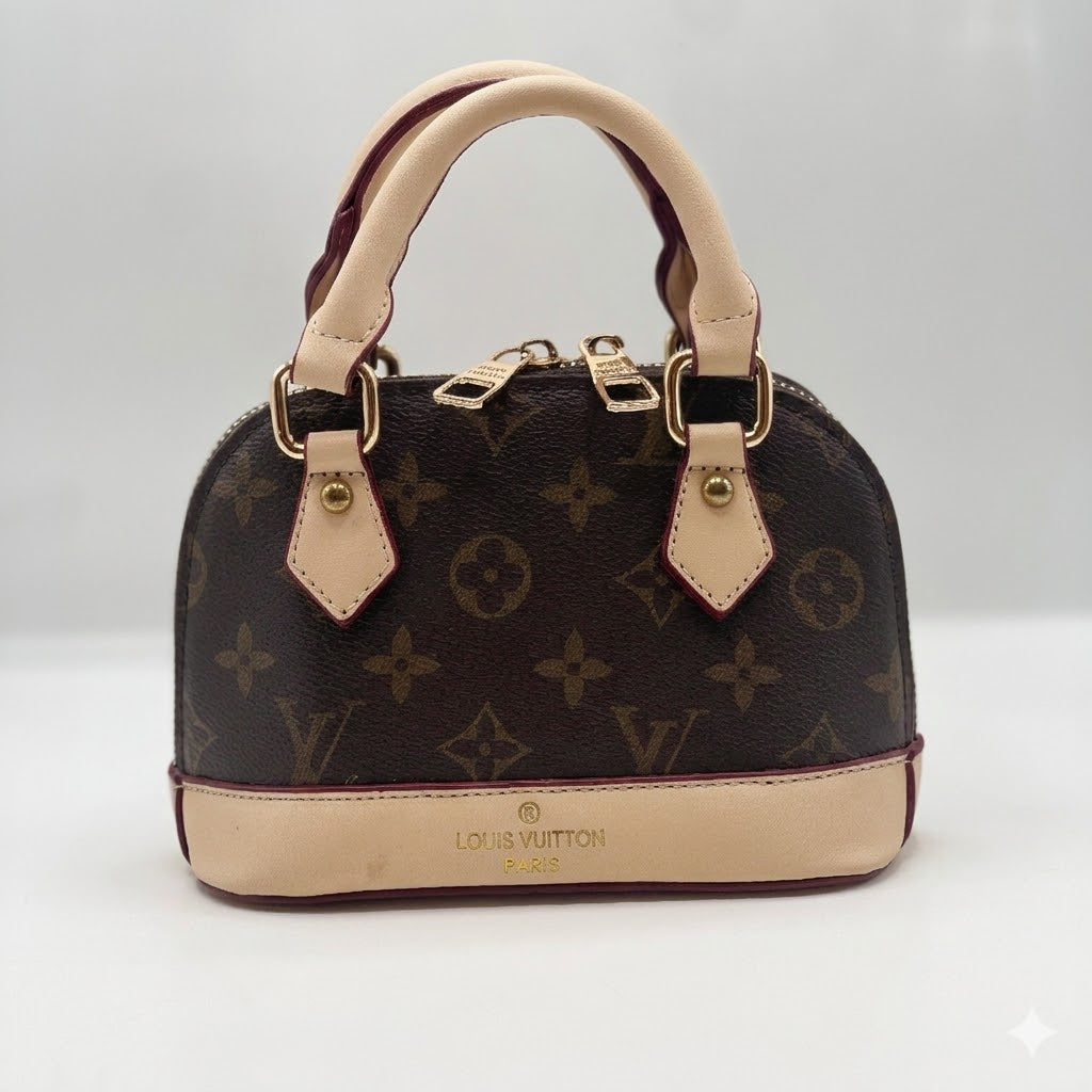 Lo-uis Vuitton Nano Alma Monogram Denim Version