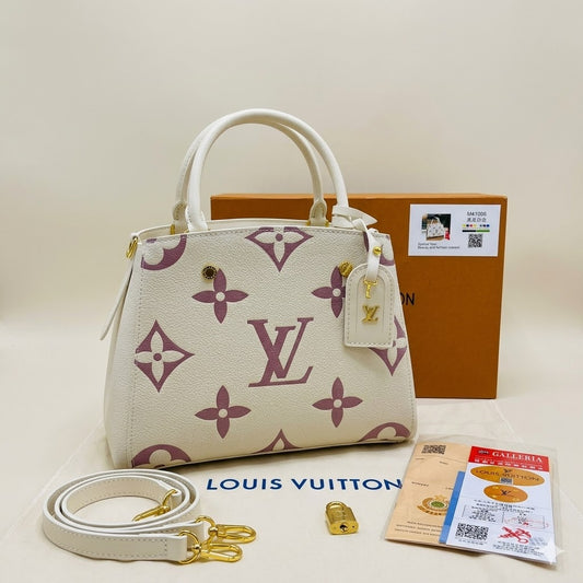 Louis Vuitton Montaigne BB Bag (Monogram Empreinte Leather)