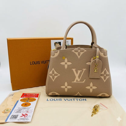 Louis Vuitton Montaigne BB Bag (Monogram Empreinte Leather)