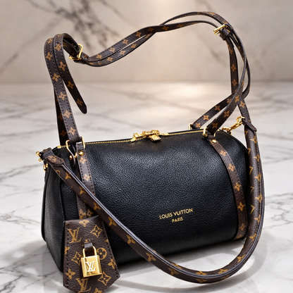 Louis Vuitton CarryAll PM–Style Leather Shoulder Bag