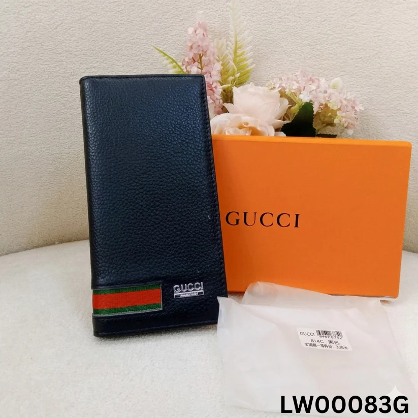 Gucci Signature Leather Long Wallet
