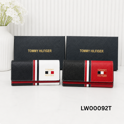 Tommy Hilfiger Color Block Flap Long Wallet