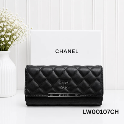 Chanel Classic Quilted Continental Long Wallet