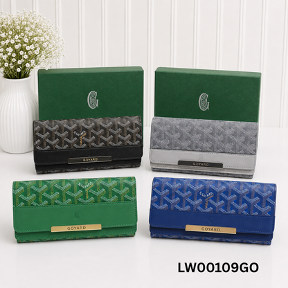 Goyard Goyardine Continental Long Wallet