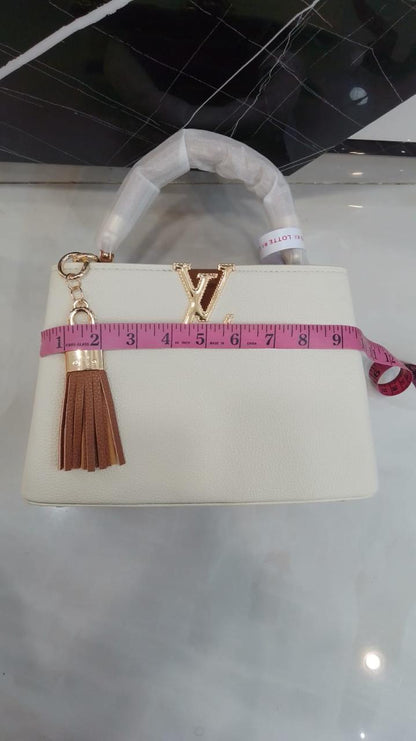 Lo-uis Vuitton Capucines BB Bag - Official Model