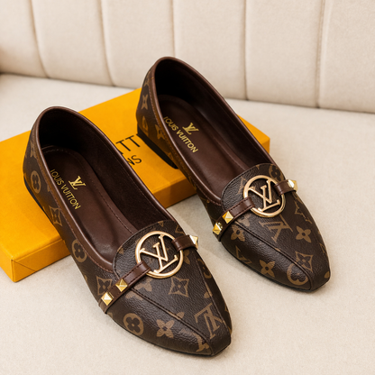 Lo-uis Vuitton LV Monogram Ballet Flats