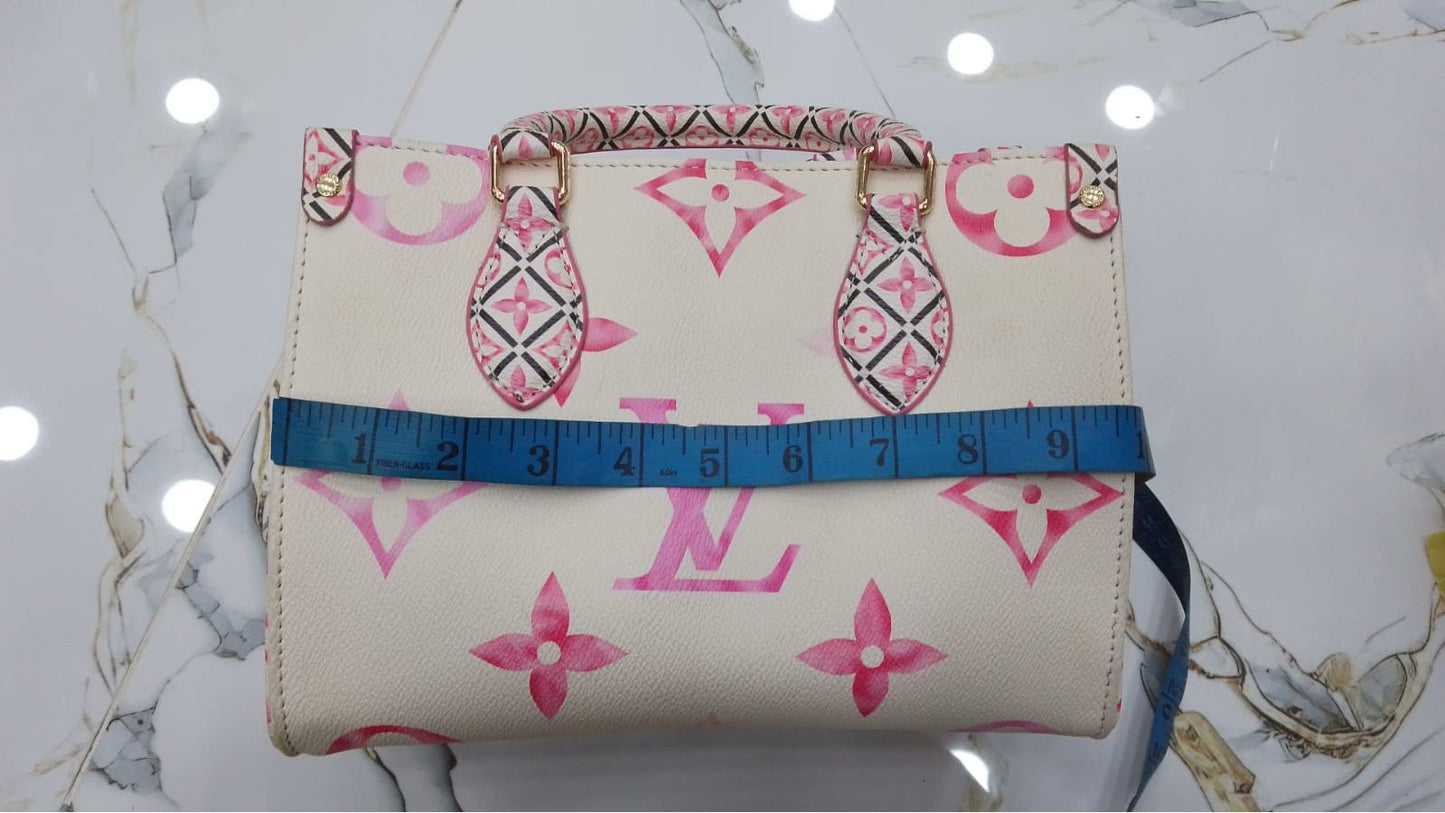 Lo-uis Vuitton Style Monogram Mini Tote Bag