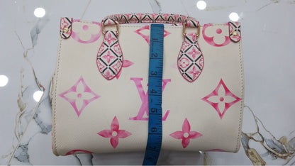 Lo-uis Vuitton Style Monogram Mini Tote Bag