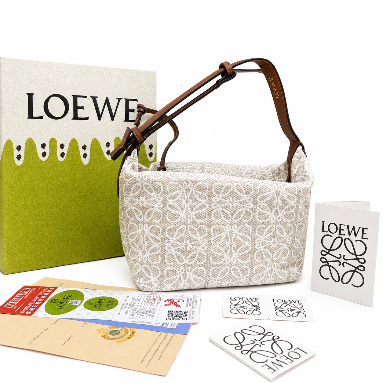 Loewe Anagram Jacquard Small Shoulder Bag