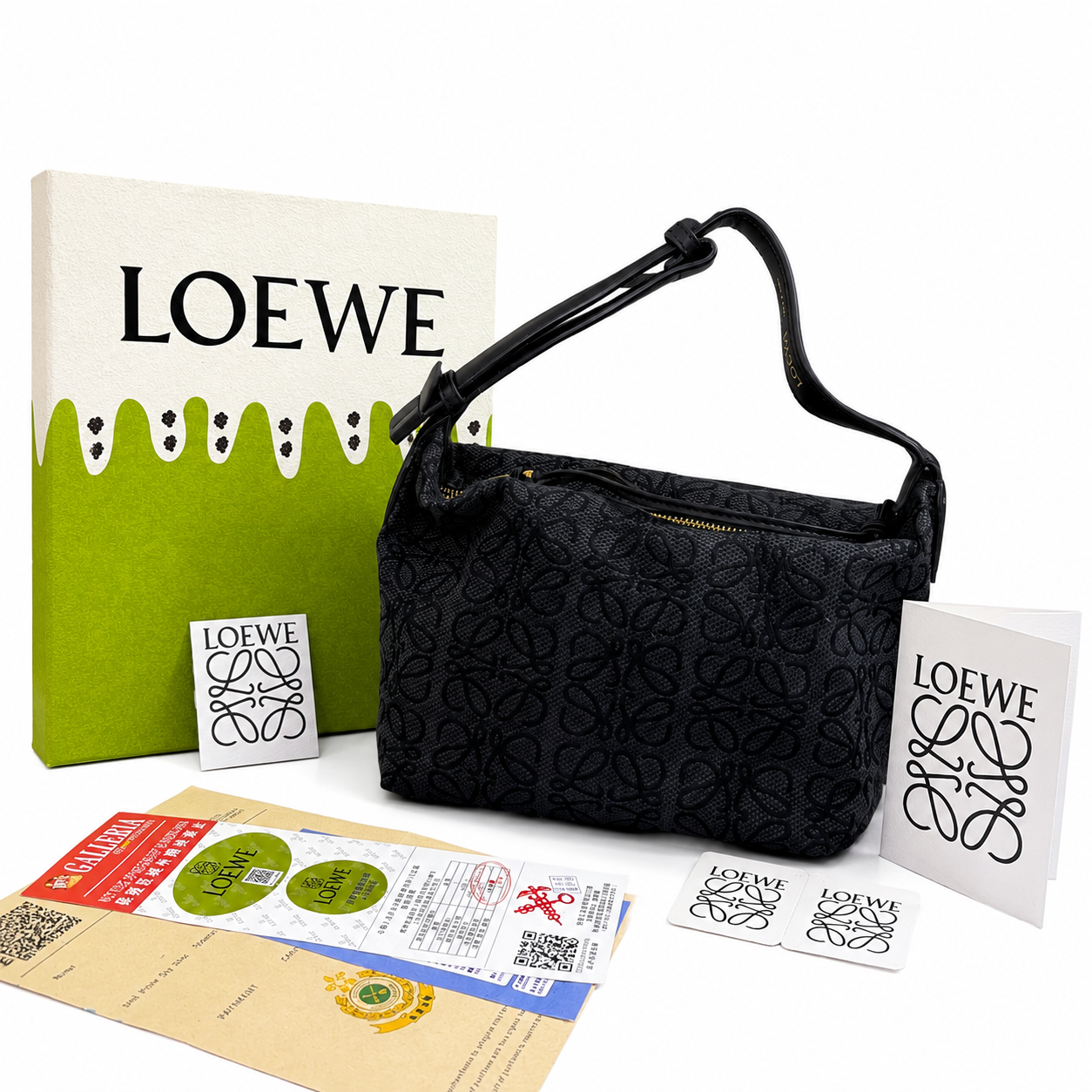 Loewe Anagram Jacquard Small Shoulder Bag