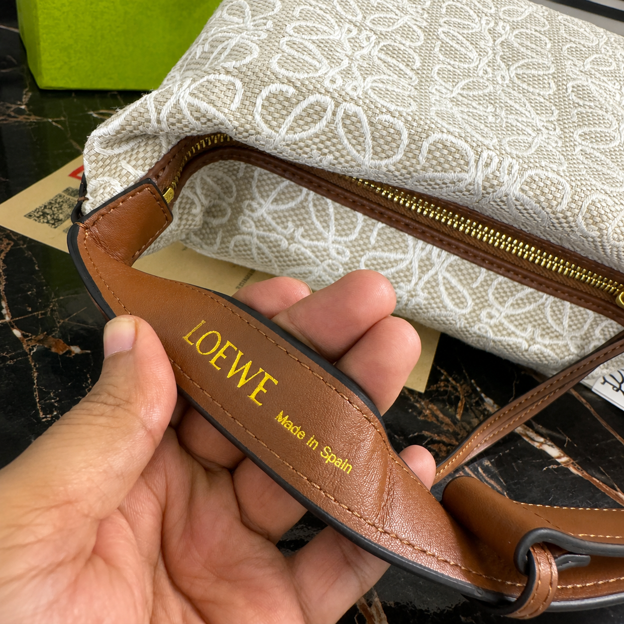 Loewe Anagram Jacquard Small Shoulder Bag