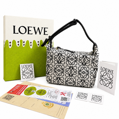Loewe Anagram Jacquard Small Shoulder Bag
