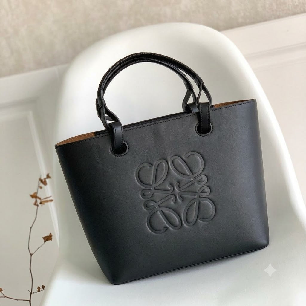 Loewe Anagram Small Leather Tote Bag