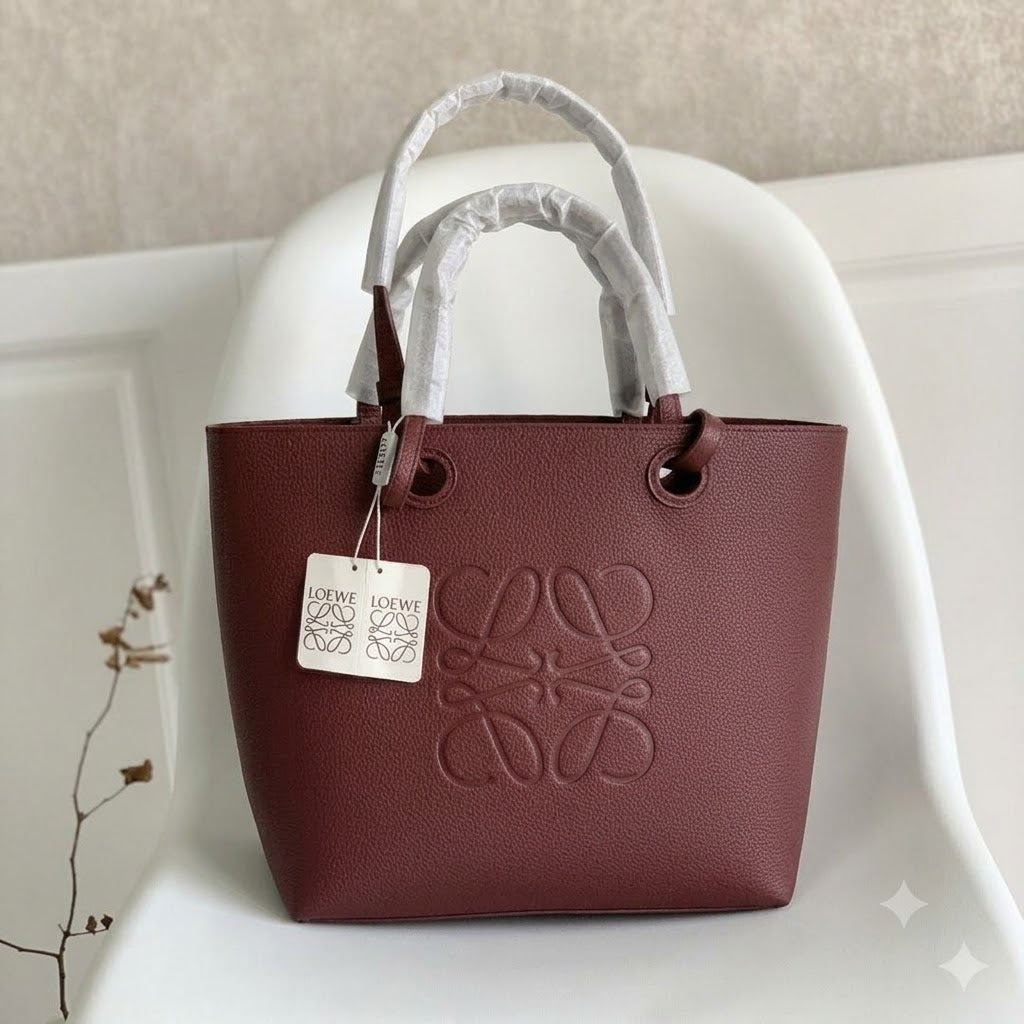 Loewe Anagram Small Leather Tote Bag