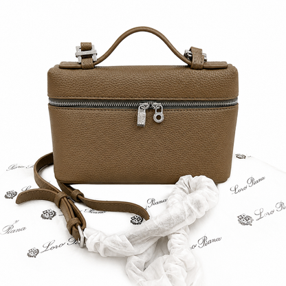 Loro Piana Leather Vanity Crossbody Bag
