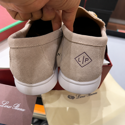 Loro Piana Suede Penny Loafers
