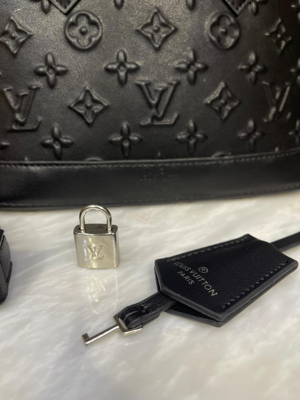 Louis Vuitton Alma BB Monogram Empreinte Leather Handbag (Exclusive edition)