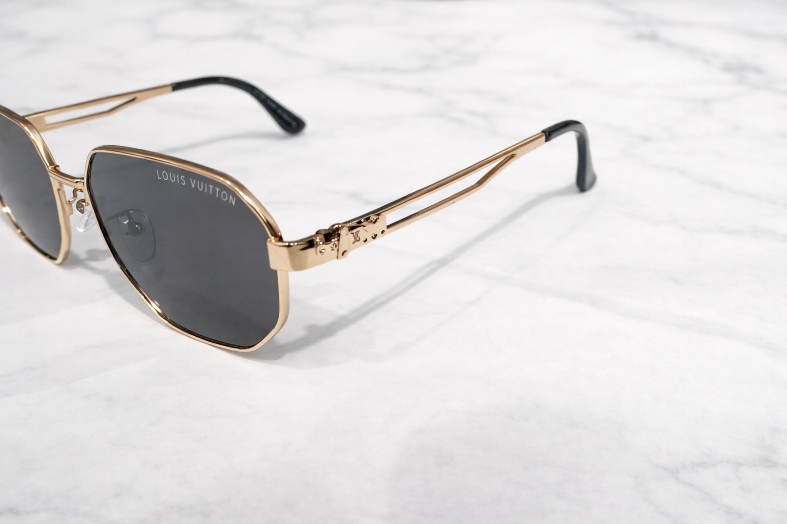 Louis Vuitton Metal Square Sunglasses