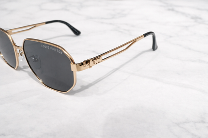 Louis Vuitton Metal Square Sunglasses