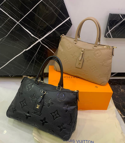 Louis Vuitton Monogram Empreinte Leather Shoulder Tote Bag