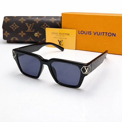 Louis Vuitton-Inspired Oversized Square Monogram Sunglasses