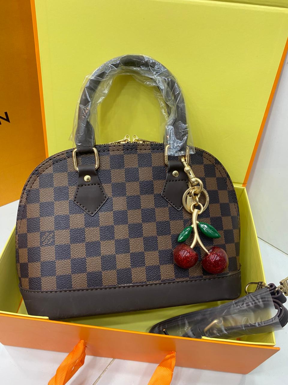 Louis Vuitton Alma BB Bag (Damier Ebene Canvas) - Official Model