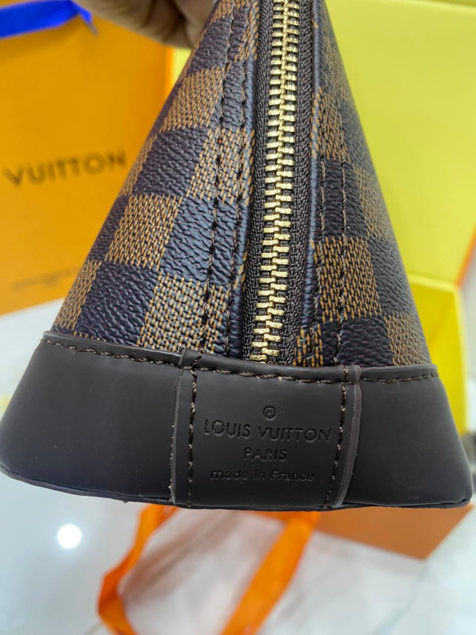 Louis Vuitton Alma BB Bag (Damier Ebene Canvas) - Official Model