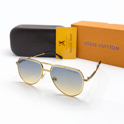 Lo-uis Vuitton Aviator Metal Frame Sunglasses Style