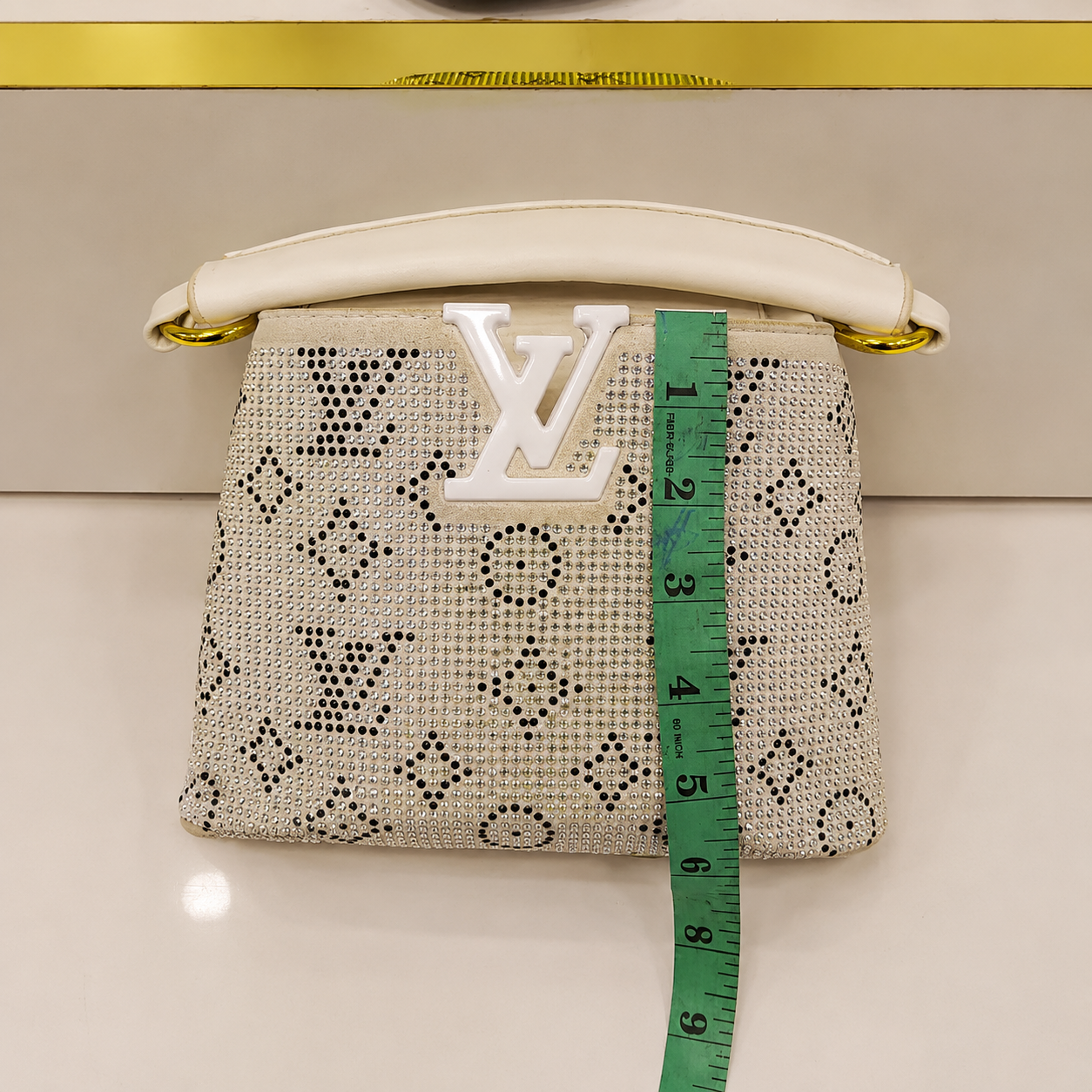 Louis Vuitton Capucines Crystal Monogram Top Handle Bag