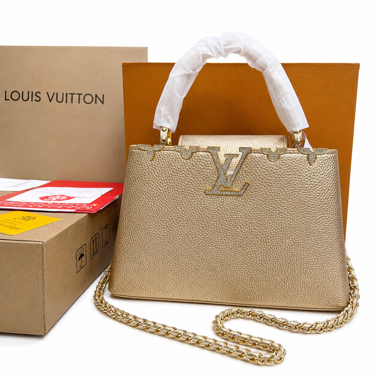 Louis Vuitton Capucines MM Top Handle Bag
