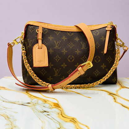 Louis Vuitton CarryAll PM Monogram Shoulder Bag