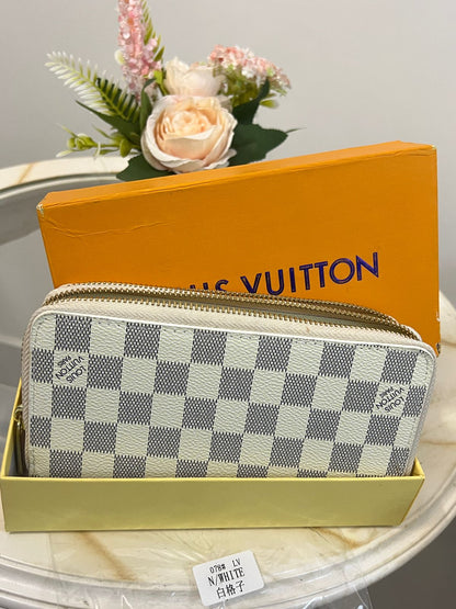 Louis Vuitton Damier Azur Zipper Wallet Style