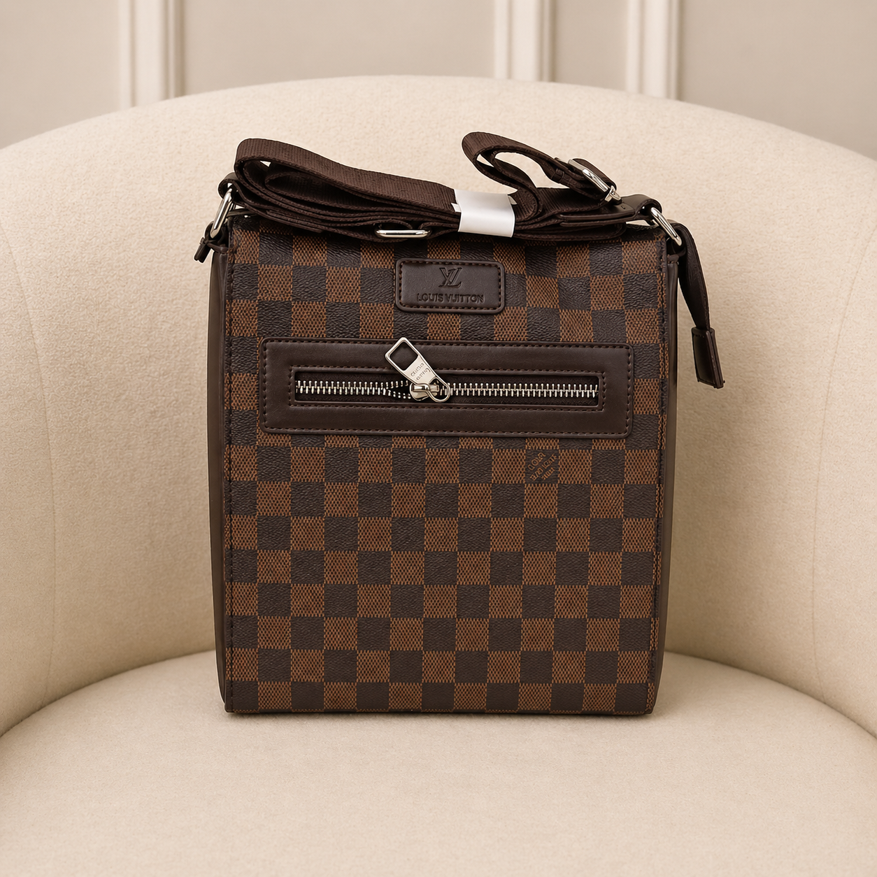 Louis Vuitton Damier Ebene Messenger Crossbody Bag