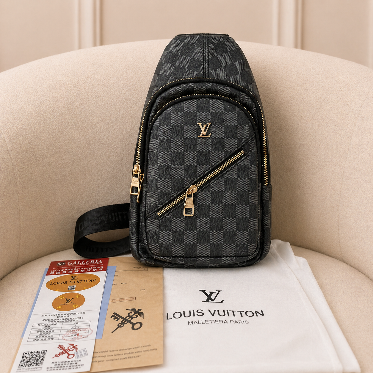 Louis Vuitton Damier Graphite Avenue Sling Bag